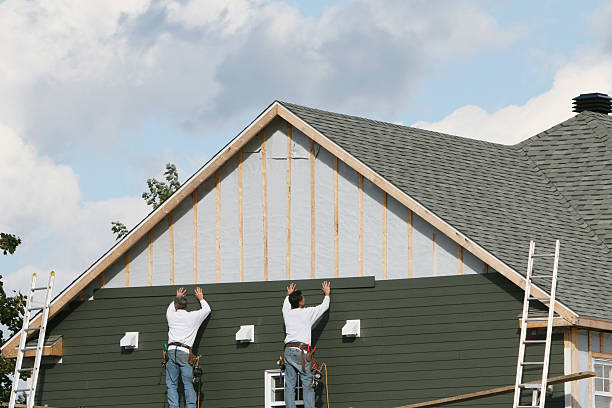 Professional Siding Replacement technician working in Lawrence, IN